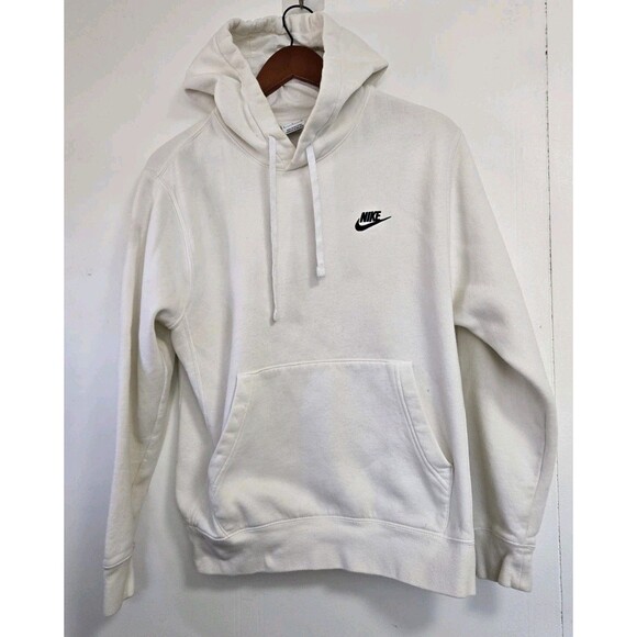 Nike Other - Nike Hoodie Mens White Size S Club Pullover Sweat Shirt BV2654-100 Athletic
